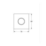GROHE SPA Grohtherm Aqua Tiles Змінна металева пластина з символом "вилив" (1071700000) - Зображення 4