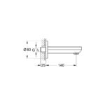 Grohe BauCosmopolitan Вилив для ванни (13255000) - Зображення 2