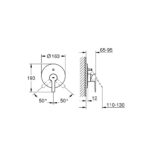Grohe Lineare Одноважільний змішувач для ванни (19297DC1) - Зображення 2