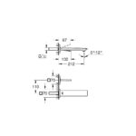 GROHE SPA Allure Змішувач для раковини на 3 отвори M-Size (19386002) - Зображення 3