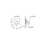 Grohe Eurosmart Одноважільний змішувач для душу (194512433) - Зображення 5