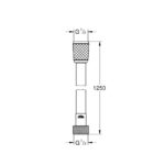Grohe VitalioFlex Trend Душовий шланг 1250 мм (22114000) - Зображення 3
