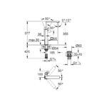 GROHE SPA Allure Змішувач для раковини на один отвір XL-Size (23403001) - Зображення 3