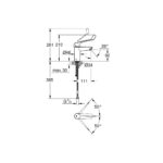 Grohe Eurosmart New Одноважільний змішувач для раковини S-size для медичних закладів (23984003) - Зображення 5