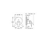 Grohe Eurosmart New Одноважільний змішувач на 2 виходи (24043003) - Зображення 5