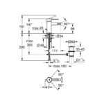 Grohe Essence Змішувач для біде S-Size (24178DA1) - Зображення 3