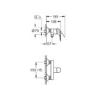 Grohe QuickFix Swift Одноважільний змішувач для душу (24333001) - Зображення 2