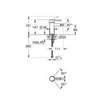 Grohe Essence New Змішувач для біде S-Size (24395KF1) - Зображення 4