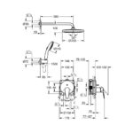 Grohe BauEdge Прихована душова система з Tempesta 250 (25290000) - Зображення 4