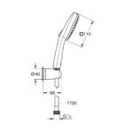 Grohe Quickfix Vitalio Comfort 110 Душовий набір, 2 режими струменю (26399001) - Зображення 4
