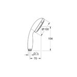 Grohe QuickFix Vitalio Go 100 Ручний душ, 2 режими струменю (26542000) - Зображення 3