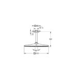 Grohe Rainshower 310 Mono Cube Верхній душ з кронштейном 142 мм, 1 режим струменя (26566000) - Зображення 5