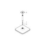 Grohe Tempesta 250 Cube Верхній душ з кронштейном до стіни з WaterSaving (26687000) - Зображення 8