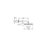 Grohe Tempesta 250 Cube Верхній душ з кронштейном до стіни з WaterSaving (266872430) - Зображення 6