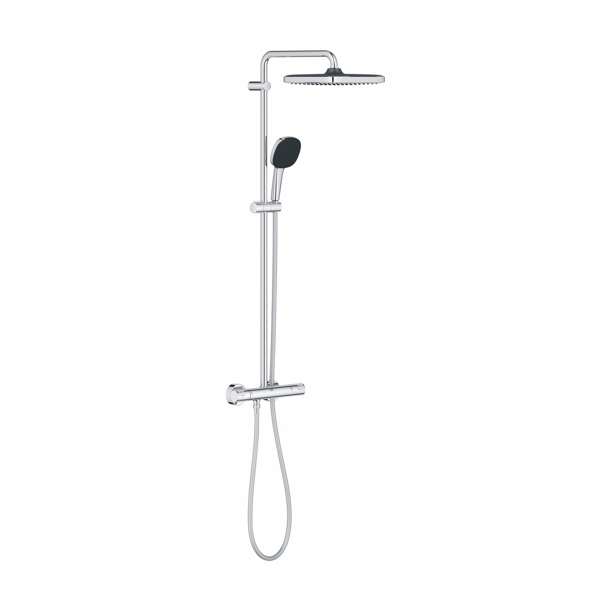 stage087-square-26696001-21753 Grohe Vitalio Comfort 250 Душова система з термостатом для настінного монтажу (26696001) - Зображення 1
