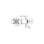 GROHE SPA Rainshower Aqua Боковий душ з 2 режимами (26801000) - Зображення 7