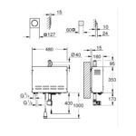 GROHE SPA F-digital Deluxe Парогенератор 9,9 кВт з виходом пари та датчиком температури (26828000) - Зображення 4