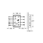 GROHE SPA F-digital Deluxe Базовий блок 4.0 Bluetooth F-Series 40" (BCU V4.0) (26864000) - Зображення 2