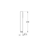 GROHE SPA Rainshower Aqua Cube Stick Ручний душ, 1 режим струменю (26885DL0) - Зображення 4