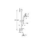 Grohe Tempesta Cube 110 Душовий гарнітур, 2 режими струменю (26907003) - Зображення 7