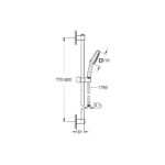 Grohe Tempesta Cube 110 Душовий гарнітур, 2 режими струменю (26908003) - Зображення 8