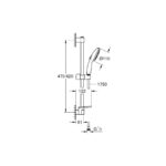 Grohe Tempesta 110 Душовий гарнітур, 3 режими струменю (26918003) - Зображення 8