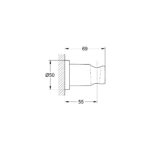 Grohe Rainshower Настінний тримач (27074DL0) - Зображення 2