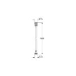 Grohe VitalioFlex Silver TwistStop 1500 душовий шланг (27505001) - Зображення 8