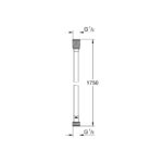 Grohe VitalioFlex Silver Душовий шланг 1750 мм (27506001) - Зображення 2