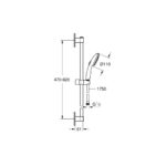 Grohe Tempesta 110 Душовий гарнітур, 2 режими струменю (27598003) - Зображення 7