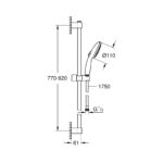 Grohe Tempesta 110 Душовий гарнітур, 2 режими струменю (27646003) - Зображення 4