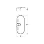 Grohe QuickFix Vitalio Universal Поличка для душового гарнітуру (27725000) - Зображення 2