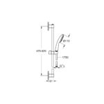 Grohe Tempesta 110 Душовий гарнітур, 1 режим струменю (27924003) - Зображення 6