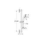 Grohe QuickFix Vitalio Start 110 Душовий гарнітур, 1 режим струменю (27942001) - Зображення 6