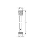 Grohe Relexaflex Душовий шланг 1750 мм (28154002) - Зображення 3