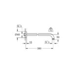 Grohe Rainshower Душовий кронштейн, 380 мм (28361000) - Зображення 2