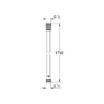 Grohe Silverflex TwistStop Душовий шланг 1750мм (28388001) - Зображення 3