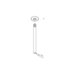 Grohe Rainshower Стельовый душовий кронштейн 292 мм (28497000) - Зображення 5