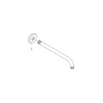 Grohe Rainshower Душовий кронштейн 286 мм (28576000) - Зображення 5