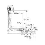 Grohe Talentofill Наливний, зливний та переливний гарнітур (28990DC0) - Зображення 2