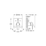 GROHE SPA Allure Одноважільний змішувач на 3 виходи (29176001) - Зображення 3