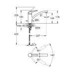 Grohe QuickFix Swift Одноважільний змішувач для мийки (30358000) - Зображення 2