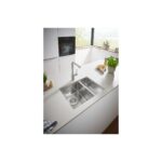 Grohe Мийка для кухні 760 x 450 мм, під стільницю, 1,5 чаши, матова (31575SD1) - Зображення 7