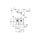 Grohe Мийка для кухні 595 x 450 мм, під стільницю, 1,5 чаши, матова (31576SD1) - Зображення 4