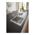 Grohe Мийка для кухні 464 x 464 мм, 1 чаша, матова, в рівень зі стільницею (31578SD1) - Зображення 4
