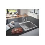 Grohe Мийка для кухні 518 x 510 мм, 1 чаша, матова, в рівень зі стільницею (31583SD1) - Зображення 5