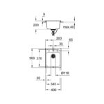 Grohe Мийка для кухні 400 х 500 мм, Granite Black (31650AP0) - Зображення 2