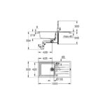 Grohe Bau Bau Комплект "Кухонна мийка і змішувач" (31885AP0) - Зображення 9