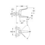 Grohe Euroeco Special SSC Одноважільний безпечний змішувач для раковини (32793000) - Зображення 2