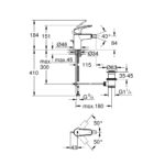 Grohe Eurosmart New Одноважільний змішувач для біде S-Size (32929003) - Зображення 2